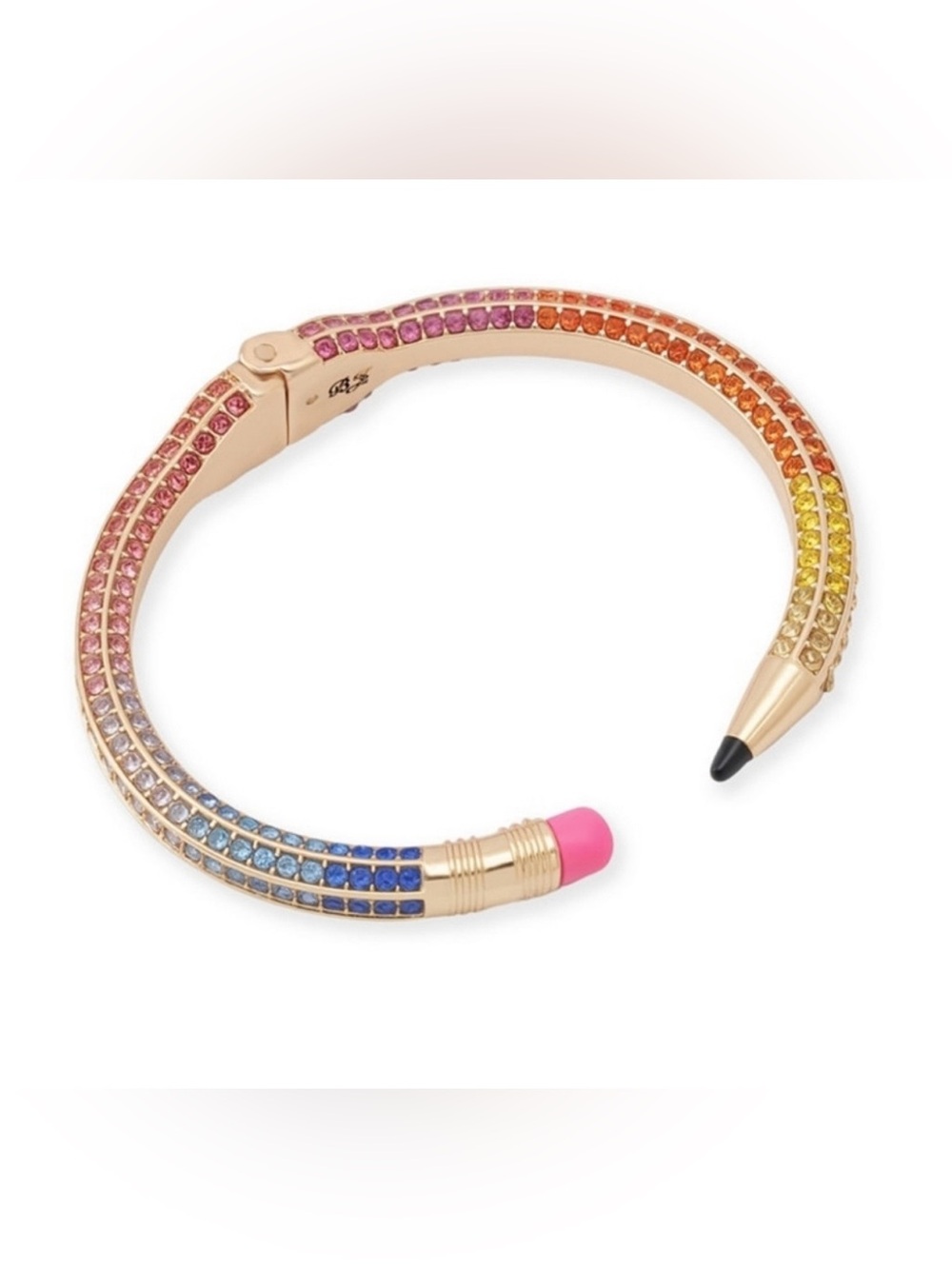 NEW Betsey Johnson rainbow pencil bracelet